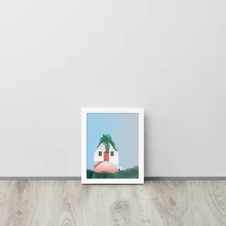 Solitary House Framed Poster