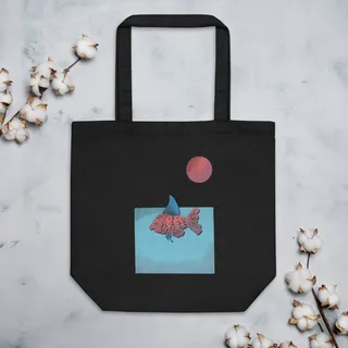 Fish Shark Eco Tote Bag