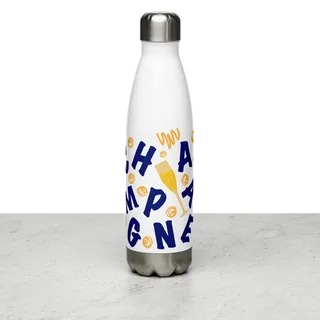 Champagne Water Bottle