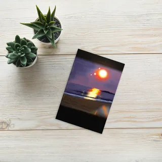 Sunset Postcard