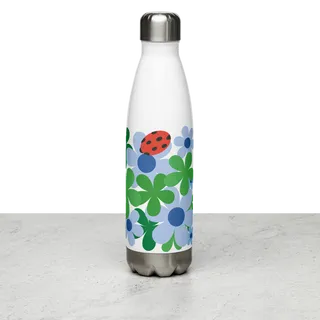 Blue Daisies Water Bottle