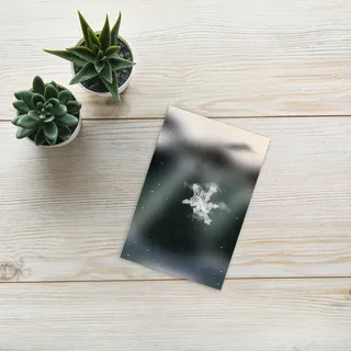 Holidays Snowflake Postcard