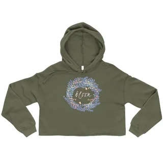 Bloom Women's Cropped Hoodie